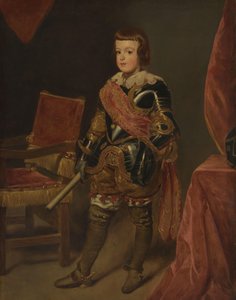 スペイン国王フェリペ4世の息子、バルタサール・カルロス王子の肖像、11歳頃 作： Juan Bautista Martínez del Mazo (attributed to)
