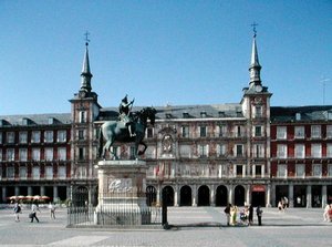 1619年頃のマヨール広場の眺め（写真） 作： Juan Gomez de Mora