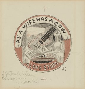 妻が牛を飼っているように。 ラブストーリー 作： Juan Gris