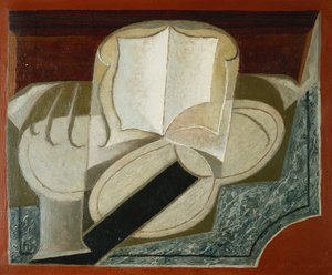 本とギター;本とギター、1925 作： Juan Gris