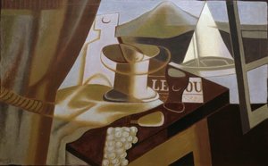 湾の前、またはラベ 作： Juan Gris
