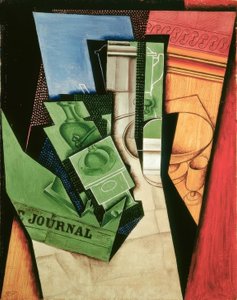 J.グリス、朝食、1915 作： Juan Gris