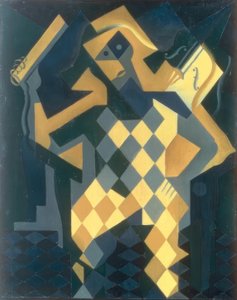 ヴァイオリンの道化師 作： Juan Gris