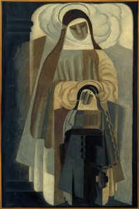 修道女 作： Juan Gris