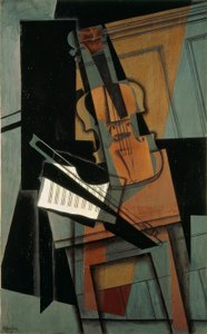 バイオリン 作： Juan Gris