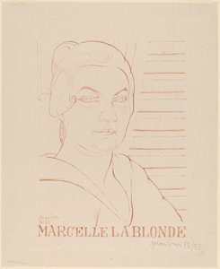 マルセル・ザ・ブロンド 作： Juan Gris