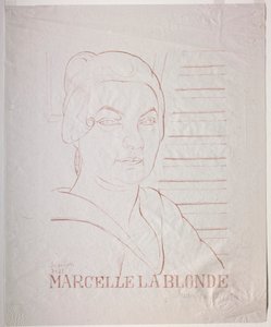 マルセル・ザ・ブロンド 作： Juan Gris