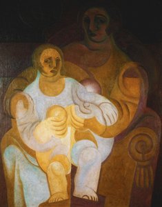 お母さんと子供;母と子、1922