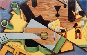 ギターの静物 作： Juan Gris