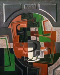 プラークのある静物 作： Juan Gris