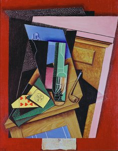 詩のある静物 作： Juan Gris