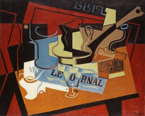 キャセロール、1919 作： Juan Gris
