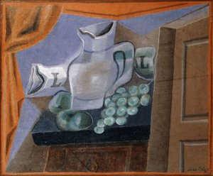 瓶;ラジャール、1924年 作： Juan Gris