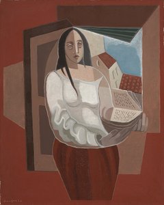 読者;読書灯 作： Juan Gris