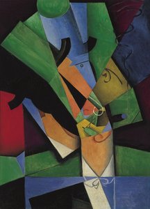 喫煙者フランク・ハヴィランド、1913 作： Juan Gris