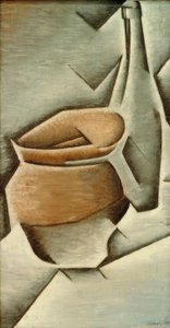 ポットとボトル 作： Juan Gris