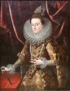 スペインのインファンタイザベラクララユージニア 作： Juan Pantoja de la Cruz