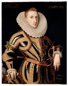 ドンディエゴデビジャマヨールの肖像画、1605年。 作： Juan Pantoja de la Cruz