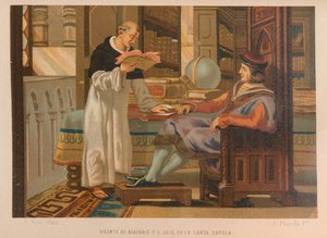 ボーヴェのヴィンセントとセントルイス。 出典: La ciencia y sus hombres、1879 年。 作： Juan Planella y Rodríguez