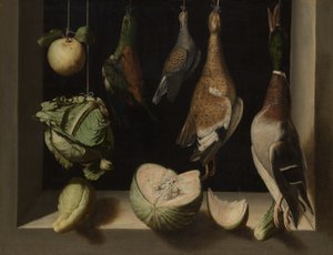 狩猟鳥の静物
