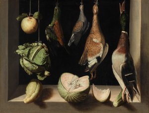 狩猟鳥獣のいる静物」160003