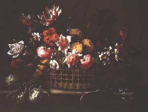 花のバスケット、1665 作： Juan de Arellano