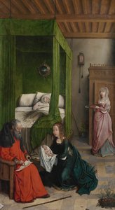 洗礼者ヨハネの誕生と命名、1496-99年。