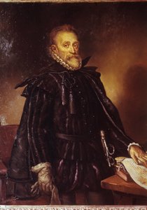 Miguel de Cervantes (1547-1616) スペインの作家Miguel Cervantes de Saavedraの肖像。Juan de Jauregui（1583-1641）の作品とされる絵画 作： Juan de Jauregui y Aguilar