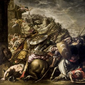 バロック :サラセン人の敗北 par Valdes Leal, Juan de (1622-1690)