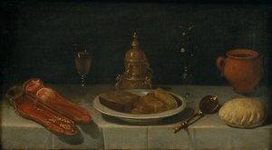 静物とテーブル 作： Juan van der Hamen