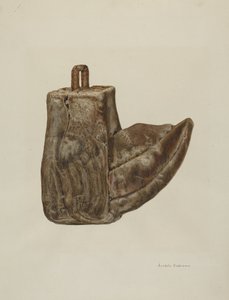 木製鐙（あぶみ） 1941年頃 作： Juanita Donahoo