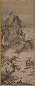 風景、16世紀。 作： Jud