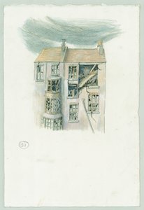 ドイツ海軍によるノースヨークシャー州スカボローへの砲撃（1914年） 2014年 作： Judith Dobie