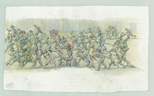 ドイツ海軍によるノースヨークシャー州スカボローへの砲撃（1914年） 2014年 作： Judith Dobie