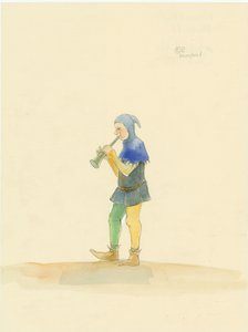 中世の吟遊詩人、2004年 作： Judith Dobie