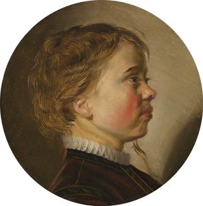プロフィールの少年、c。 1630年。 作： Judith Leyster