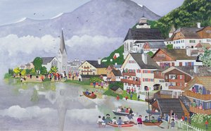オーストリア、ハルシュタット、1995 作： Judy Joel
