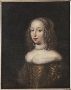 Marie Elisabeth of Schleswig Holstein Gottorp, Landgravine of Hesse Darmstadt - Maria Elisabeth of Schleswig-Holstein-Gottorp (1634-1665), Landgravine of Hesse-Darmstadt, by Ovens, Jurgen (1623-1678).油彩・キャンバスサイズ：70x58cmナショナルミュージアム・スト