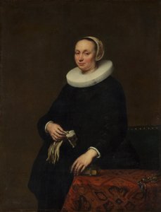 女性の肖像画、1650年。 作： Jürgen Ovens