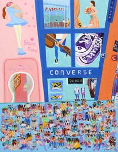 活気あふれる街のショップ 作： Jukyong Park