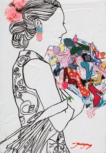 シックな女性向けシューズブーケ 作： Jukyong Park