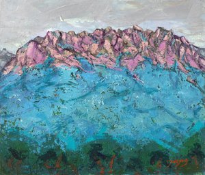 活気あふれる山岳風景 作： 