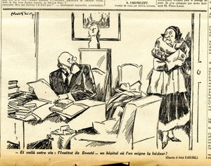 N&Bでは風刺的なものが多い。 作： Jules Abel Faivre