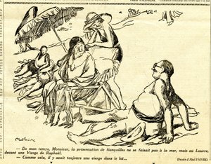 N&Bでは風刺的なものが多い。 作： Jules Abel Faivre