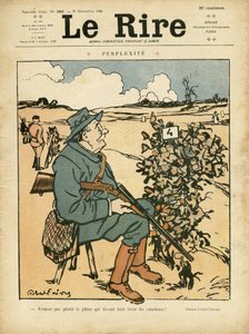 アベル・フェーヴル（1867-1945）による「Le Lire」誌の表紙のイラスト（2009年12月25日） - Perplexite - 田舎、レジャー、狩猟ハンター