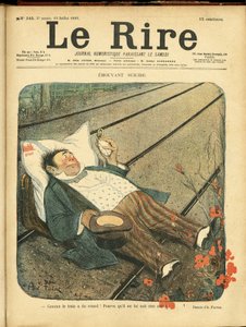 Le Rire」の表紙に描かれたAbel Faivre（1867-1945）のイラスト 作： Jules Abel Faivre