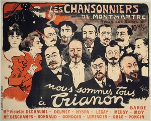 モンマルトルのソングライター、c。 1890年。