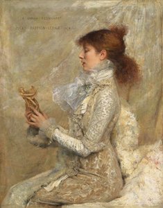 サラ・ベルナールの肖像 作： Jules Bastien Lepage