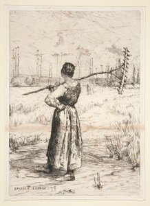 Retour des champs (畑からの帰還) 作： Jules Bastien Lepage