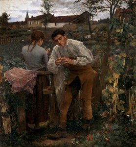 田舎の愛、1882 作： Jules Bastien Lepage